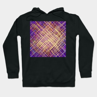 Abstract Diagonal Line Pattern Hoodie